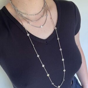 Lois Hill Sterling Silver Necklace Set